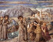 GOZZOLI, Benozzo Scenes from the Life of St Francis (Scene 7, south wall) dfg